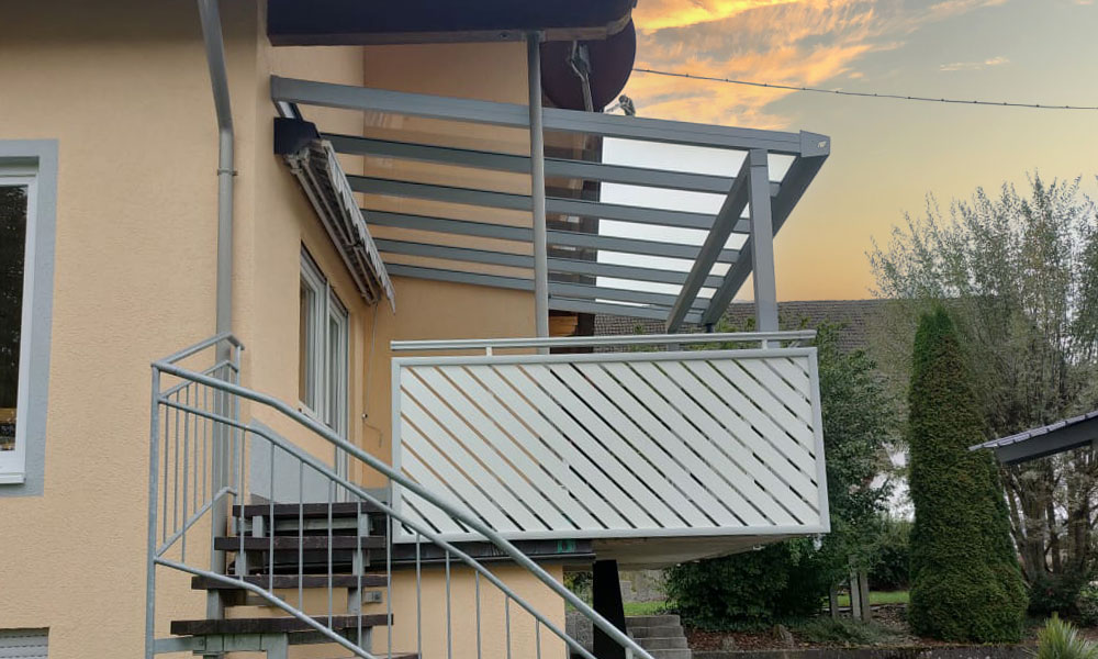 Balkon-Überdachung