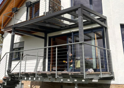 Balkon-Überdachung