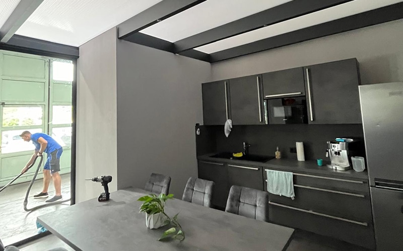 Grill Küche Überdachung