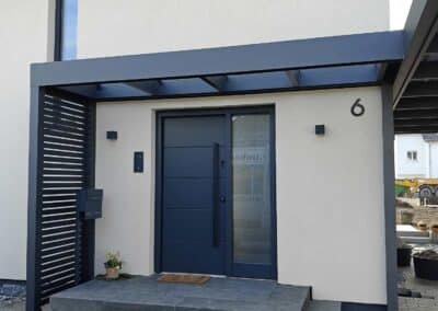 Vordach Berg Überdachung